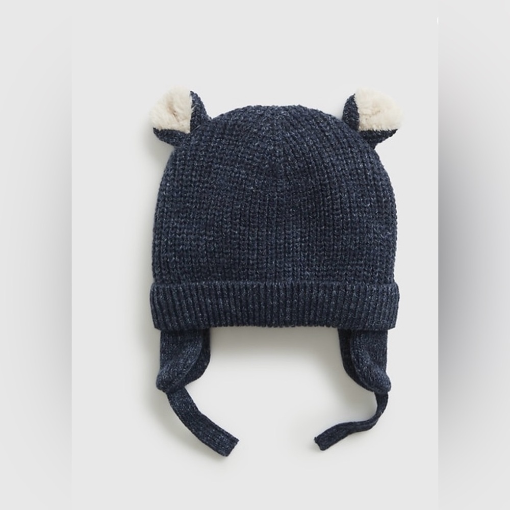 Gap Baby Sherpa Lined Bear Beanie